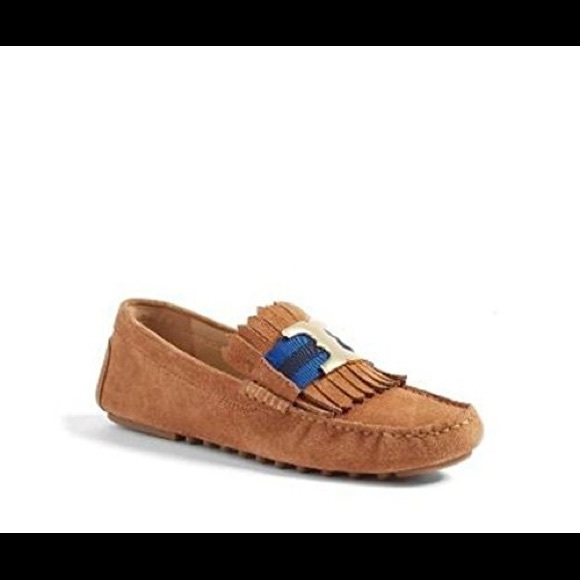 Tory Burch moccasins- sweaty, dirty, filthy, old used shoes worn without socks - Picture 16 of 16